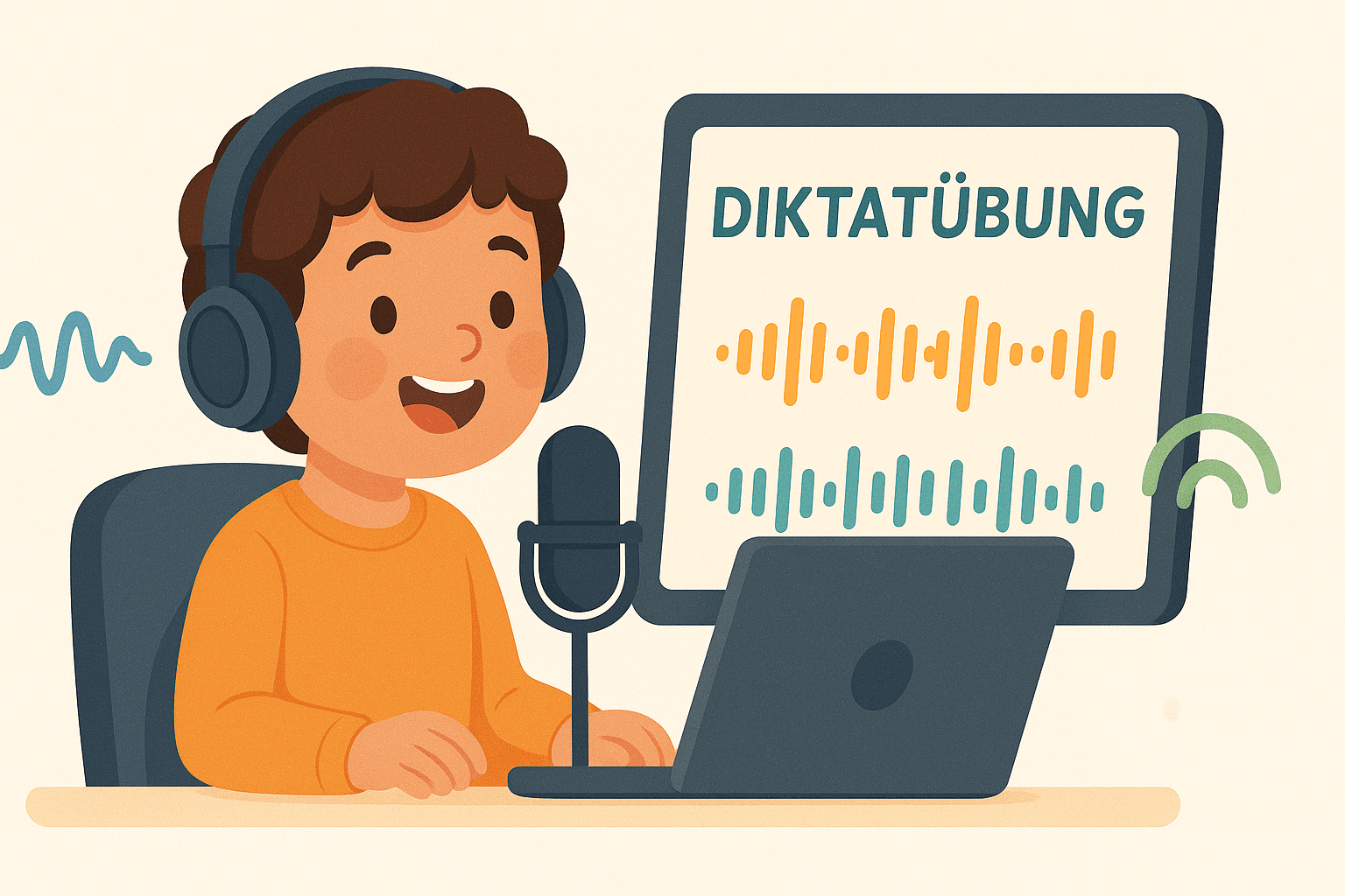 Diktat üben online kostenlos: Der KI-Diktat-Generator für stressfreies Lernen