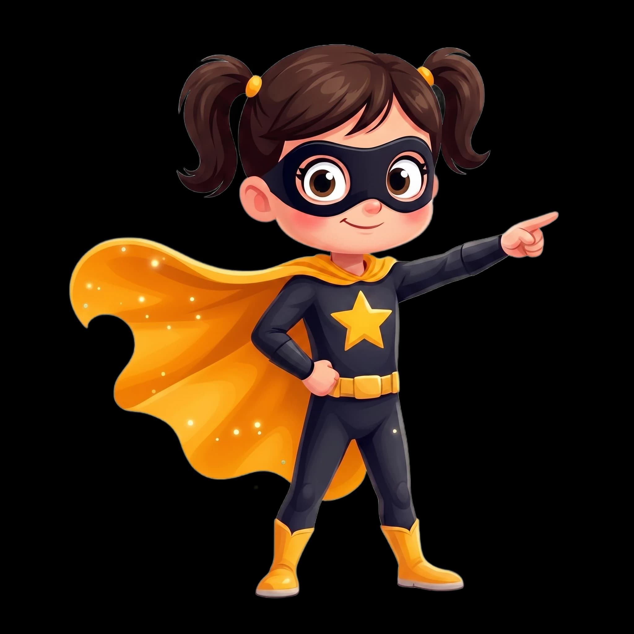 Diktatheld Superheldin Mascot