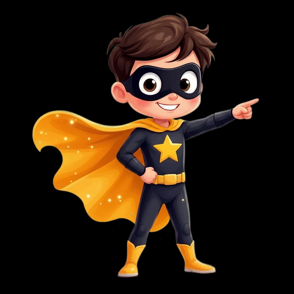Diktatheld Superhero Mascot